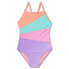 Speedo Radiating Splice One Piece for Girls Sweet Purple